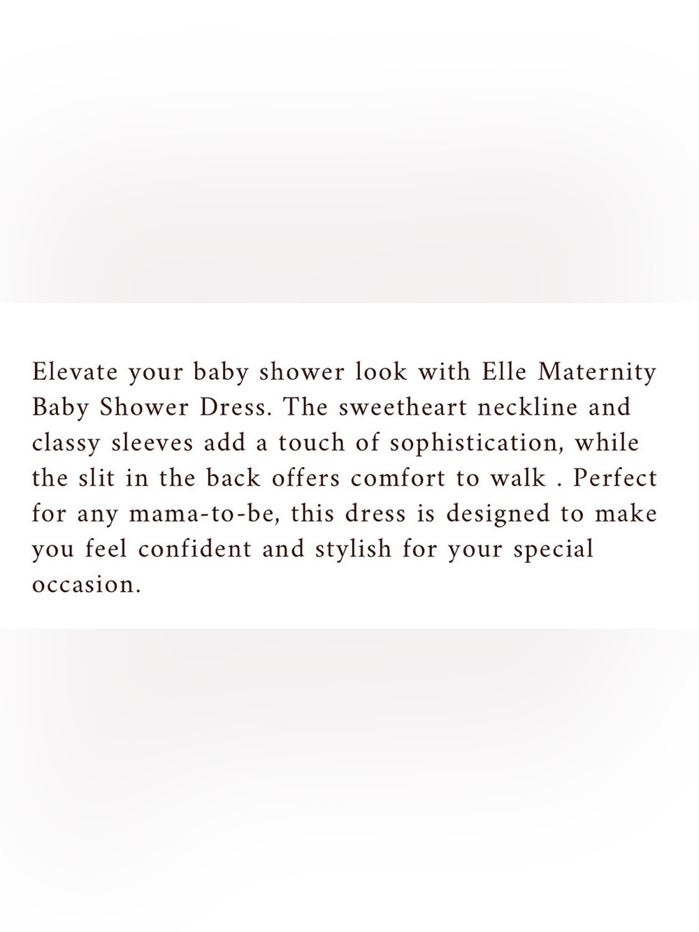 Anyuta Couture Maternity Gown with Pearl-Embellished Sleeves - Picture 5 of 5